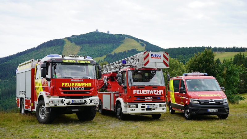 Fahrzeuge der Feuerwehr Bayer. Eisenstein